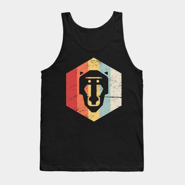 Retro 70s Baboon Tank Top by MeatMan